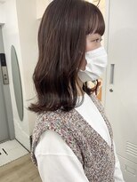 イコ 表参道原宿(ico)&nbsp;ピンクブラウン イルミナカラー 髪質改善