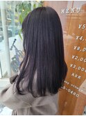 ラベンダーグレージュ ラベンダーカラー 暗髪