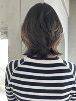 リバレッジ 白金(Leverage) オリーブベージュレイヤーボブ 30代40代50代【白金/目黒】濱口