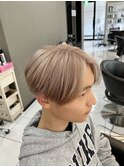 外国人風ブロンドミルクティーベージュグレージュピンクベージュ
