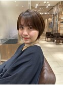ショートボブ/小顔ショート/くびれショート