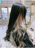 インナーカラー・ロングストレート