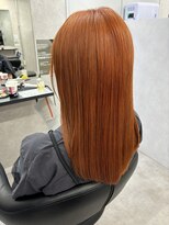 ヘアサロン ドットプラス 町田店(dot. plus)&nbsp;ダブルカラー ×オレンジ