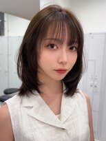 シティーバイローウェ 表参道(City/louwe)&nbsp;レイヤーロブ/上品スタイル/オリーブカラー