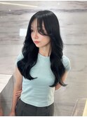 【大阪梅田】ブルーブラック×韓国風くびれ巻き