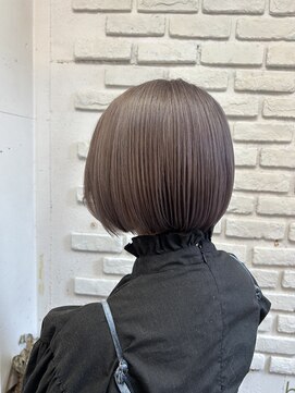 ビランチェ 池袋(bilancia) ミニボブ/グレージュ/ミルクティーグレージュ