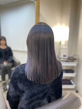 ヘアサロン リボーン(Hair salon Reborn) バレイヤージュ×ラベンダーシルバー