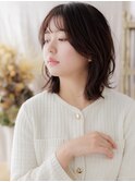 伸ばしかけ立体感ひし形くびレイヤーカットa戸頭20代30代40代