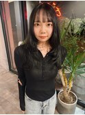 レイヤーカット 透明感カラー 福島市