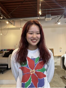 オアズヘアービィグラッド(ORe'S HAIR BE GLaD) ふんわりローズカラー