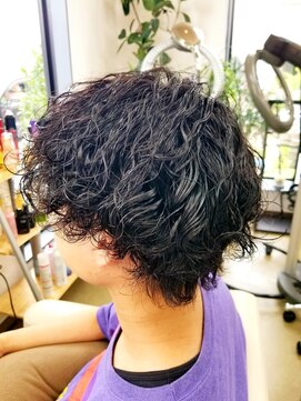 オールビューティーカヨ あたご店(KAYO) 波巻きウルフスタイル