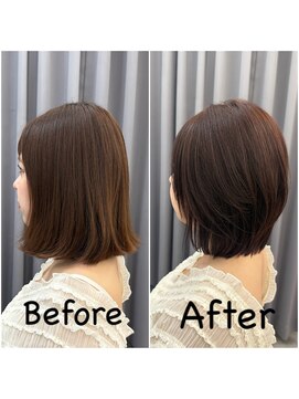 ヘアサロン ドットプラス 町田店(dot. plus) ボブ→大人レイヤーボブ♪
