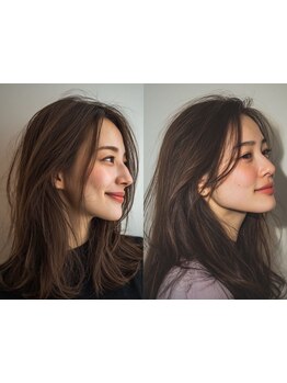 顔周りのレイヤーカットや前髪カットに自信あり◎骨格.輪郭を見極たstyle*[中川/韓国/髪質改善/学割U24]