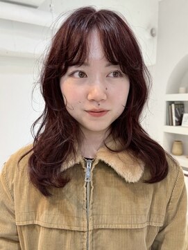 シエカ(CIECA.) ウェーブショート/セクションカラー/マッシュラインカール