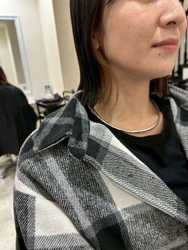 ドクターズサロン レラパール タイトボブ/耳かけストレート/インナーカラーポイント/抜け感