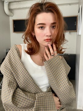 ハーパーズ 渋谷(harpers) オレンジベージュナチュラルミディ