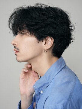 レタッチ バイ フィフス 天神大名(RETOUCH by fifth) 天神メンズパーマフェザーパーマシャドウパーマセンターパート