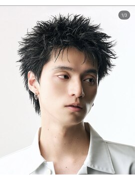 アストラ(ASTRA) MEN’S HAIR/波巻きツイストスパイラル/リバースセンターパート