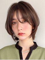 アンドレイ 表参道(andrey) 着物ヘア/ダークアッシュ/ミディアムレイヤーカット/表参道