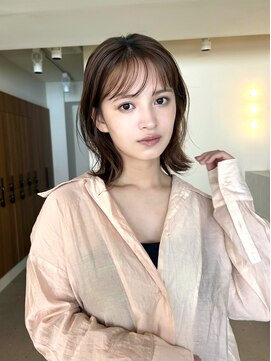 エンス 銀座(Ence) 暗めカラー/韓国風巻き/レイヤーカット/髪質改善/縮毛矯正/銀座