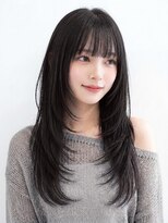 リリーバイフォルテ 静岡駅前店(Lily by FORTE)&nbsp;ロングレイヤーカット 顔周りレイヤーカット シャギーカット