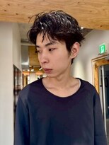 クオル キャスト 神戸三宮(QOL×cast)&nbsp;ナチュラルセンターパート無造作マッシュ