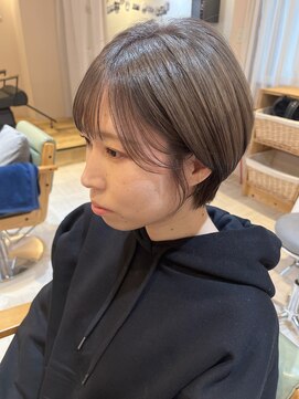 フリックヘアサロン 梅田茶屋町2号店(FLICK HAIR SALON) 小顔カット×シルバーベージュ