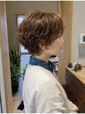 ショートパーママッシュショート