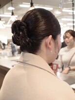 アビー(ABBEY)&nbsp;お呼ばれヘアカチモリ結婚式二次会タイトアレンジヘアセット