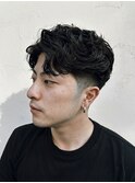 スキンフェードパーマ