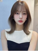 レア 銀座(Le'a)&nbsp;レイヤーカットハイレイヤー顔周りカット韓国風レイヤー髪質改善