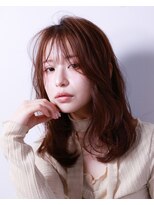 メノン(Menon)&nbsp;レイヤーカット　大人可愛い　ピンクベージュ