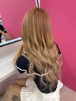 ロサ ファイブヘアー(Rosa..5Hair)&nbsp;ベージュ×ホワイトのMIXエクステ！！