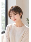 ショートカット/ショートヘア／ショートボブ/30代40代50代/