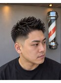 ソフトモヒカン｜ローフェード｜ラフパーマ