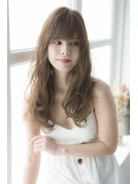 ミエル ヘア 新宿(miel hair)&nbsp;巻き髪ベージュカラー