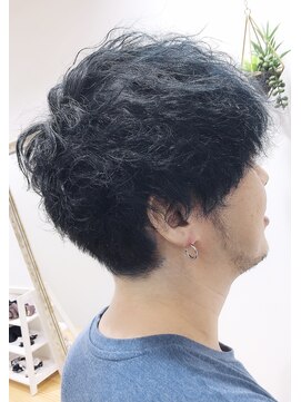 マグヘアー(Mg hair) ブルーブラックマッシュ
