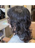 癖毛活かしながらパーマ