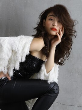 ジャックモアザン 新宿タカシマヤ店 エレガントカール/かき上げヘア[新宿/新宿駅/白髪ぼかし]