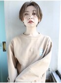天神【BIRTH】センターパート×大人パーマ束感ショート