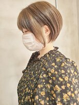 エリマ 調布(elima)&nbsp;大人ショートボブ/ショートヘア/イルミナカラー/ベージュ[調布]