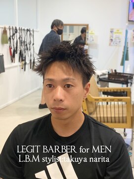 レジット メンズ ヘアサロン(LEGIT MEN's HAIR SALON) アップバングショート