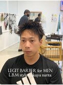 アップバングショート