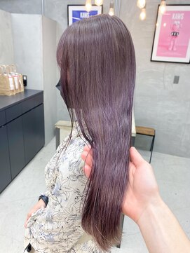 テトヘアー(teto hair) ラベンダーグレージュ　ミルクティーラベンダー