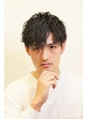 刈り上げツーブロックネープレス波打ちツイストスパイラル I