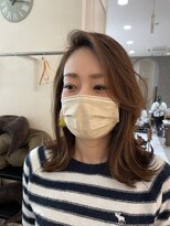 ヘアーアンドビューティーショップ エボルティー(hair&beauty shop EvoLuty) 前髪のクセを活かしたスタイル