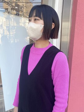 バサ 江古田店(BASSA) あご上きりっぱなしボブ♪