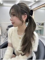 ロンド マーレ 天神大名店(Lond mare) 韓国くびれヘア/フェミニンロング/韓国ヘア/チェリーブラウン
