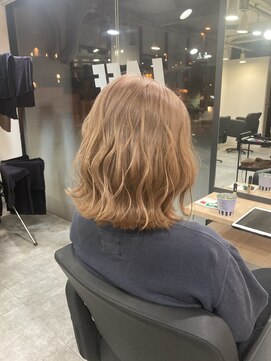 ラフ 難波店(LAFF) #ショコラアッシュ#ヘルシースタイル#ふんわりカール