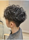 メンズ骨格補正スパイラルパーマ【佐藤和弥】